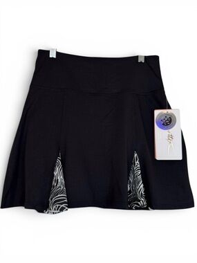 Gottex Athletic Stretch Pull On Golf Tennis Pickleball Skort Black S | NWT